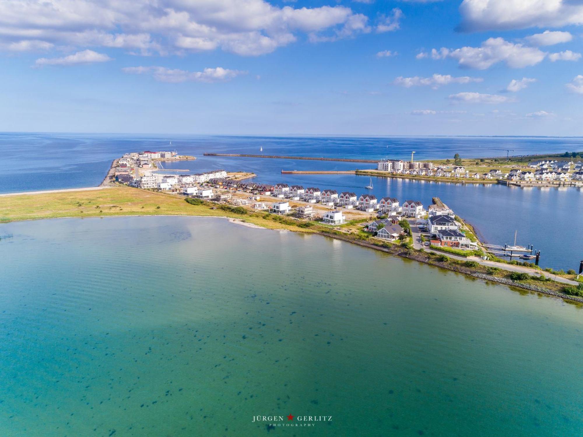 Brise- Direkt Am Wasser, Hafenblick, Fahrstuhl, Sauna, Ueberdachter Balkon Олпениц Екстериор снимка